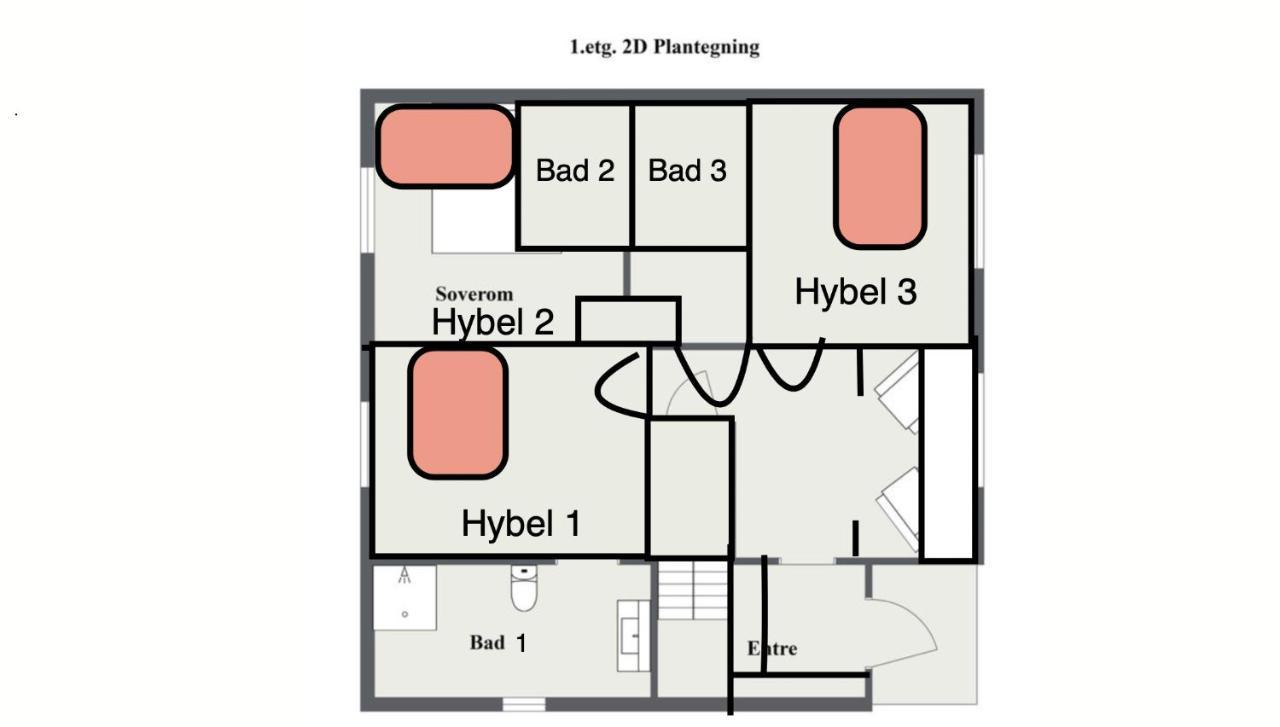 Mosjoen Overnatting, Tordenskjolds Gate 24B Kültér fotó